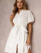elsa.m by may Rochie Albă din Bumbac Halpy