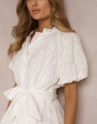 elsa.m by may Rochie Albă din Bumbac Halpy