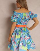 elsa.m by may Rochie Albastră Satinată Aikythia