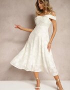 elsa.m by may Rochie Bej deschis Cambrată cu bretele reglabile și croială evazată Vimadea