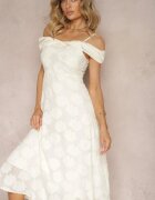 elsa.m by may Rochie Bej deschis Cambrată cu bretele reglabile și croială evazată Vimadea