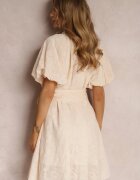 elsa.m by may Rochie bej deschis din bumbac Halpy