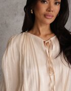 elsa.m by may Rochie Bej deschis Evazată de seară din șifon Amanna
