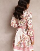 elsa.m by may Rochie bej deschis tip cămașă din satin cu curea Natilo