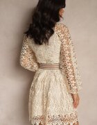 elsa.m by may Rochie Bej deschisă cu centură Monilla