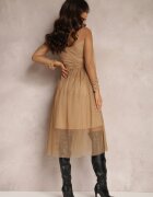elsa.m by may Rochie Bej închis Lylah