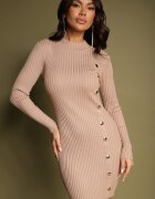 elsa.m by may Rochie bej închisă tricotată Nilolle