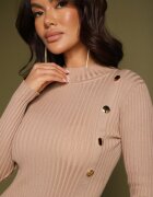 elsa.m by may Rochie bej închisă tricotată Nilolle