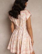 elsa.m by may Rochie cămașă Roză din Viscoză cu Curea cu Cataramă Nitalana
