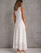 elsa.m by may Rochie evazată din dantelă cu partea de sus corsetată Apadina Albă