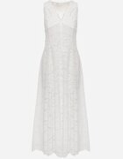 elsa.m by may Rochie evazată din dantelă cu partea de sus corsetată Apadina Albă