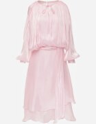elsa.m by may Rochie Evazată Roz De Seară din Șifon Amanna
