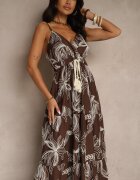 elsa.m by may Rochie Maro din Vâscoză cu Șnur și Model Brodat Liralette