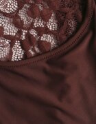elsa.m by may Rochie Maro Elegantă din Dantelă cu Spatele Gol Lilafera