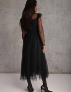 elsa.m by may Rochie Neagră cu Dantelă și Tul Welvia