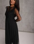 elsa.m by may Rochie Neagră cu Dantelă și Tul Welvia