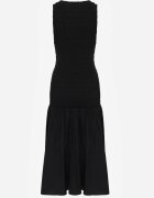 elsa.m by may Rochie Neagră Cu Talie Căzută Fără Mâneci Drapată Natinelle