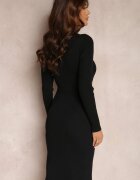 elsa.m by may Rochie Neagră Tricotată Phelona