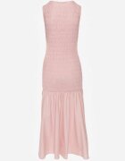 elsa.m by may Rochie Roz cu talie joasă fără mâneci decorată cu încrețituri Natinelle