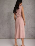 elsa.m by may Rochie Roz deschis Mulată Elegantă cu Aplicație în Talie Corope