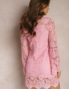 elsa.m by may Rochie roz tip cutie mini din dantelă Aima