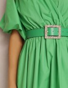 elsa.m by may Rochie Verde cu Curea Galale