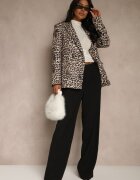 elsa.m by may Sacou Leopard Clasic Dublu-rând Clarora
