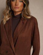 elsa.m by may Sacou Maro Croială Boxy cu Umeri Întăriți Rillie