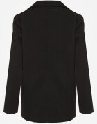 elsa.m by may Sacou Negru dublu-piept cu croială oversize Clasora