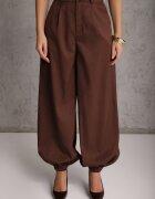 elsa.m by may Set casual Pantaloni harem și geacă bomber cu guler tip tunică și capse Finkastra Maro
