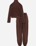 elsa.m by may Set casual Pantaloni harem și geacă bomber cu guler tip tunică și capse Finkastra Maro