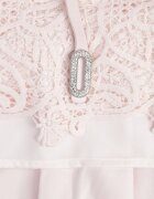 elsa.m by may Set elegant de vară din viscoză bluză din dantelă și pantaloni Amatice Roz