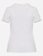 elsa.m by may T-shirt alb din bumbac decorat cu zirconii Kallochis