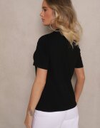 elsa.m by may Tricou Casual Negru din Viscoză Arisanda