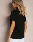 elsa.m by may Tricou Negru cu Strasuri în Diverse Culori Varcia