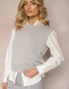 elsa.m by may Vestă Gri cu Cămașă clasică Nellamira