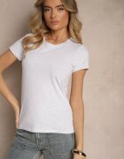 emt Tricou din bumbac Gri deschis Tip Basic Olionis