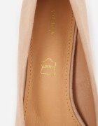  Escarpini Bej închis cu toc stiletto în stil clasic Savora