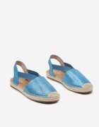  Espadrile Albastre din piele ecologică cu talpă plată Cecilas