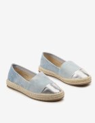  Espadrile Albastru deschis cu Vârf Decorativ pe Talpă Împletită Effiel