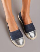  Espadrile Granat cu Vârf Decorativ pe Talpă Împletită Effiel