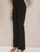 fashion Compleu tip costum Negru Bluză tip spaniolă și Pantaloni evazați Silkio