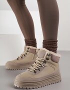 fashion Sneakers Ewedora Bej închis