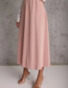 fashion station Fustă Roz deschis Midi Evazată cu croială clasică Namettia