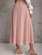 fashion station Fustă Roz deschis Midi Evazată cu croială clasică Namettia