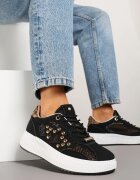fiori&spinc Adidași negri decorați cu stea și ținte Zeloti