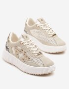 fiori&spinc Sneakers Bej Decorați cu o Stea și cu Nituri Zeloti