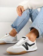 fiori&spinc Sneakers Gri-Negri Clasici Tenisi Istia