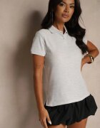 fruit of the loom Tricou Polo din bumbac Gri deschis Arsenllia