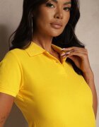 fruit of the loom Tricou polo Galben Din bumbac Arsenllia